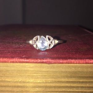 Aquamarine Sterling Silver Ring